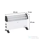 Leziter Kolumbo elektromos fűtőtest 600W / 900W / 1500W DL01SS