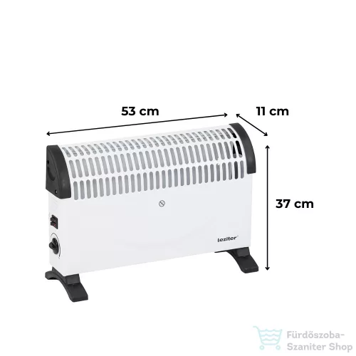 Leziter Kolumbo elektromos fűtőtest 600W / 900W / 1500W DL01SS
