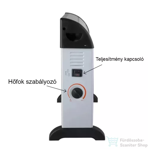 Leziter Kolumbo elektromos fűtőtest 750W / 1250W / 2000W DL01S