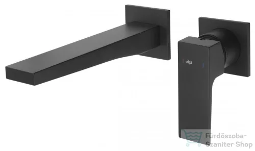 Sapho DIMY falba süllyesztett mosdócsaptelep, leeresztő nélkül,  fekete (DM018BL)