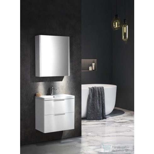 AQUALINE DENEB tükrösszekrény, 60x70x18cm, matt fehér (DN060)