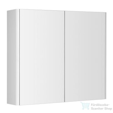   AQUALINE DENEB tükrösszekrény, 80x70x18cm, matt fehér (DN080)