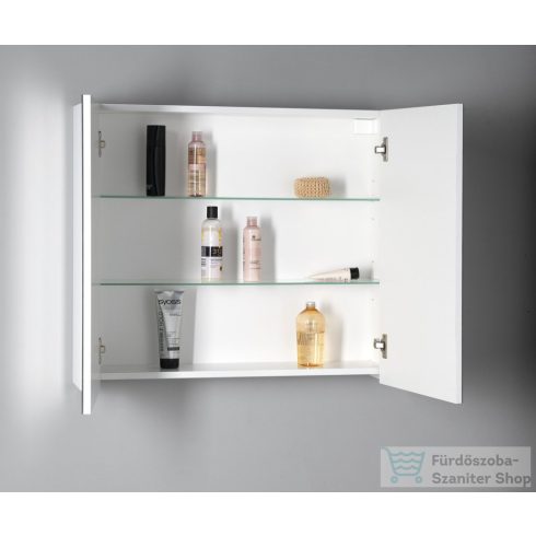 AQUALINE DENEB tükrösszekrény, 80x70x18cm, matt fehér (DN080)