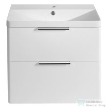   AQUALINE DENEB mosdótartó szekrény fogantyú nélkül, 60,5x55x34,5cm, matt fehér (DN264)