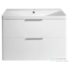   AQUALINE DENEB mosdótartó szekrény fogantyú nélkül, 80,5x55x39,4cm, matt fehér (DN284)