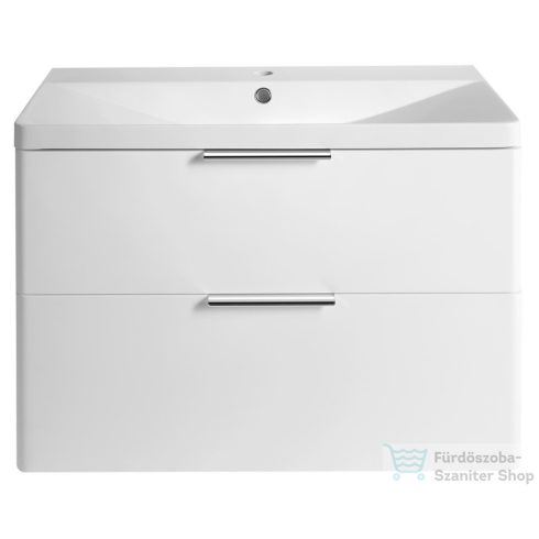 AQUALINE DENEB mosdótartó szekrény fogantyú nélkül, 80,5x55x39,4cm, matt fehér (DN284)