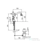 Webert Dorian bidet csaptelep króm színben DO710401.015