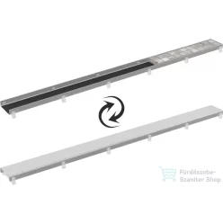   Alcaplast DOUBLE kétoldalú rács zuhanyfolyókához, 850 mm,  rozsdamentes acél, DOUBLE-850M