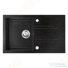   Ferro MEZZO II 1-medencés csepptálcás gr. mosogató 48/78, grafit shine DRGM48/78HA