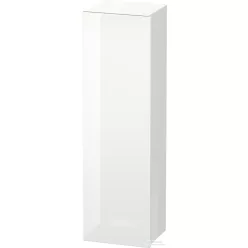   Duravit DURASTYLE 140x40x36 cm-es, 1 ajtós magas szekrény, balos, fényes fehér DS1219L2222