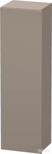 Duravit DURASTYLE 140x40x36 cm-es, 1 ajtós magas szekrény, balos, matt bazalt DS1219L4343