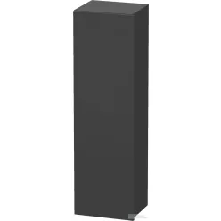   Duravit DURASTYLE 140x40x36 cm-es, 1 ajtós magas szekrény, balos, matt grafit DS1219L4949