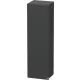 Duravit DURASTYLE 140x40x36 cm-es, 1 ajtós magas szekrény, balos, matt grafit DS1219L4949