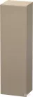 Duravit DURASTYLE 140x40x36 cm-es, 1 ajtós magas szekrény, balos, matt len DS1219L7575