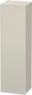 Duravit DURASTYLE 140x40x36 cm-es, 1 ajtós magas szekrény, balos, matt taupe DS1219L9191