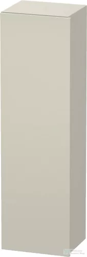 Duravit DURASTYLE 140x40x36 cm-es, 1 ajtós magas szekrény, balos, matt taupe DS1219L9191