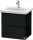 Duravit DURASTYLE 58x44,8 cm-es, 2 fiókos függesztett szekrény, 232065 mosdóhoz, matt fekete tölgy DS648001616