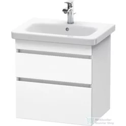   Duravit DURASTYLE 58x44,8 cm-es, 2 fiókos függesztett szekrény, 232065 mosdóhoz, matt fehér DS648001818