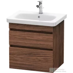   Duravit DURASTYLE 58x44,8 cm-es, 2 fiókos függesztett szekrény, 232065 mosdóhoz, matt sötét dió DS648002121 