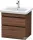 Duravit DURASTYLE 58x44,8 cm-es, 2 fiókos függesztett szekrény, 232065 mosdóhoz, matt sötét dió DS648002121 