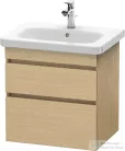 Duravit DURASTYLE 58x44,8 cm-es, 2 fiókos függesztett szekrény, 232065 mosdóhoz, natúr tölgy DS648003030