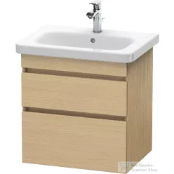   Duravit DURASTYLE 58x44,8 cm-es, 2 fiókos függesztett szekrény, 232065 mosdóhoz, natúr tölgy DS648003030
