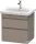 Duravit DURASTYLE 58x44,8 cm-es, 2 fiókos függesztett szekrény, 232065 mosdóhoz, matt bazalt DS648004343