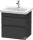 Duravit DURASTYLE 58x44,8 cm-es, 2 fiókos függesztett szekrény, 232065 mosdóhoz, matt grafit DS648004949