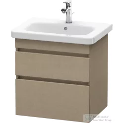   Duravit DURASTYLE 58x44,8 cm-es, 2 fiókos függesztett szekrény, 232065 mosdóhoz, matt len DS648007575