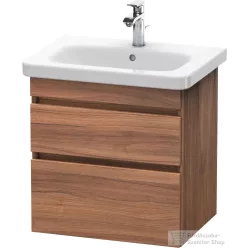   Duravit DURASTYLE 58x44,8 cm-es, 2 fiókos függesztett szekrény, 232065 mosdóhoz, matt dió DS648007979