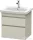 Duravit DURASTYLE 58x44,8 cm-es, 2 fiókos függesztett szekrény, 232065 mosdóhoz, matt taupe DS648009191