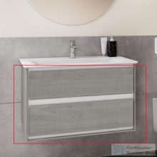   Ideal Standard CONNECT AIR 80x44 cm-es 2 fiókos alsószekrény pult és mosdó nélkül,Fa világosszürke/matt fehér E0819PS