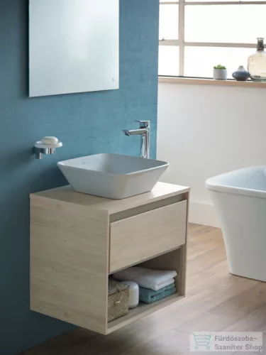 Ideal Standard CONNECT AIR 60,4x44,2 cm-es pult bútorra,kivágás nélkül,fa világosbarna E0848UK