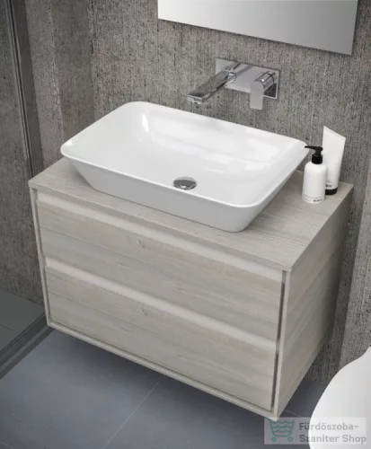 Ideal Standard CONNECT AIR 80,4x44,2 cm-es pult bútorra,kivágás nélkül,Fa világosszürke E0849PS