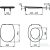 Ideal Standard Eurovit soft-close wc ülőke,fehér E131801