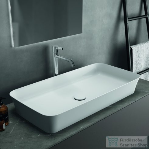 Ideal Standard IPALYSS 80x40 cm-es pultra ültethető mosdó leeresztő nélkül,fehér E139101