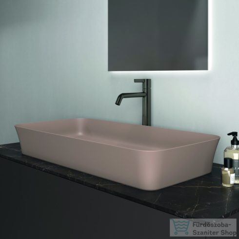 Ideal Standard IPALYSS 80x40 cm-es pultra ültethető mosdó nem zárható leeresztővel,kashmir E1391V4