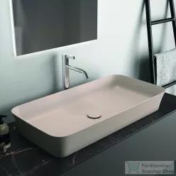   Ideal Standard IPALYSS 80x40 cm-es pultra ültethető mosdó nem zárható leeresztővel,Mink E1391V8