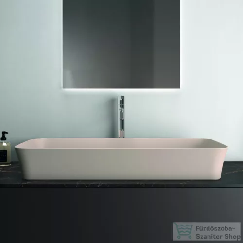 Ideal Standard IPALYSS 80x40 cm-es pultra ültethető mosdó nem zárható leeresztővel,Mink E1391V8