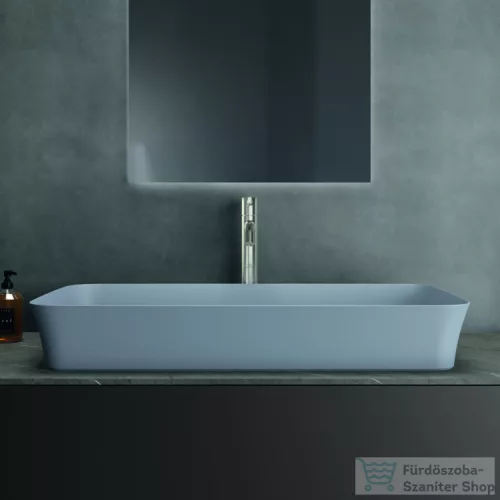 Ideal Standard IPALYSS 80x40 cm-es pultra ültethető mosdó nem zárható leeresztővel,Powder E1391X8