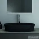 Ideal Standard IPALYSS 60x38 cm-es pultra ültethető mosdó nem zárható leeresztővel,fényes fekete E1396V2