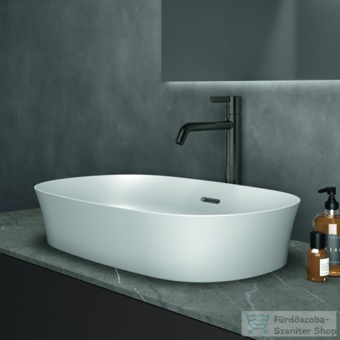 Ideal Standard IPALYSS 60x38 cm-es pultra ültethető mosdó leeresztő nélkül,matt fehér E1397V1