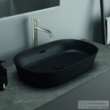   Ideal Standard IPALYSS 60x38 cm-es pultra ültethető mosdó leeresztő nélkül,matt fekete E1397V3