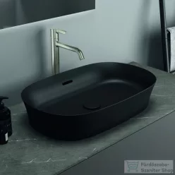   Ideal Standard IPALYSS 60x38 cm-es pultra ültethető mosdó leeresztő nélkül,matt fekete E1397V3
