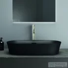 Ideal Standard IPALYSS 60x38 cm-es pultra ültethető mosdó leeresztő nélkül,matt fekete E1397V3