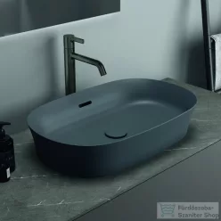   Ideal Standard IPALYSS 60x38 cm-es pultra ültethető mosdó leeresztő nélkül,slate grey E1397V5