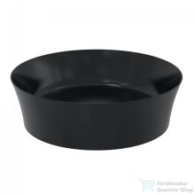   Ideal Standard IPALYSS 40 cm-es pultra ültethető mosdó nem zárható leeresztővel,matt fekete E1398V3