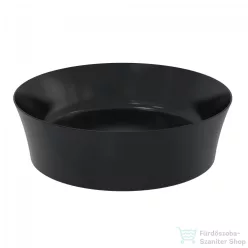   Ideal Standard IPALYSS 40 cm-es pultra ültethető mosdó nem zárható leeresztővel,matt fekete E1398V3