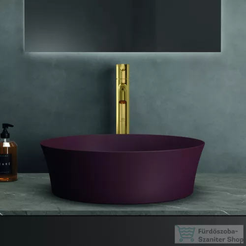 Ideal Standard IPALYSS 40 cm-es pultra ültethető mosdó nem zárható leeresztővel,pomegranate E1398V6