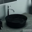 Ideal Standard IPALYSS 40 cm-es pultra ültethető mosdó leeresztő nélkül,fényes fekete E1413V2